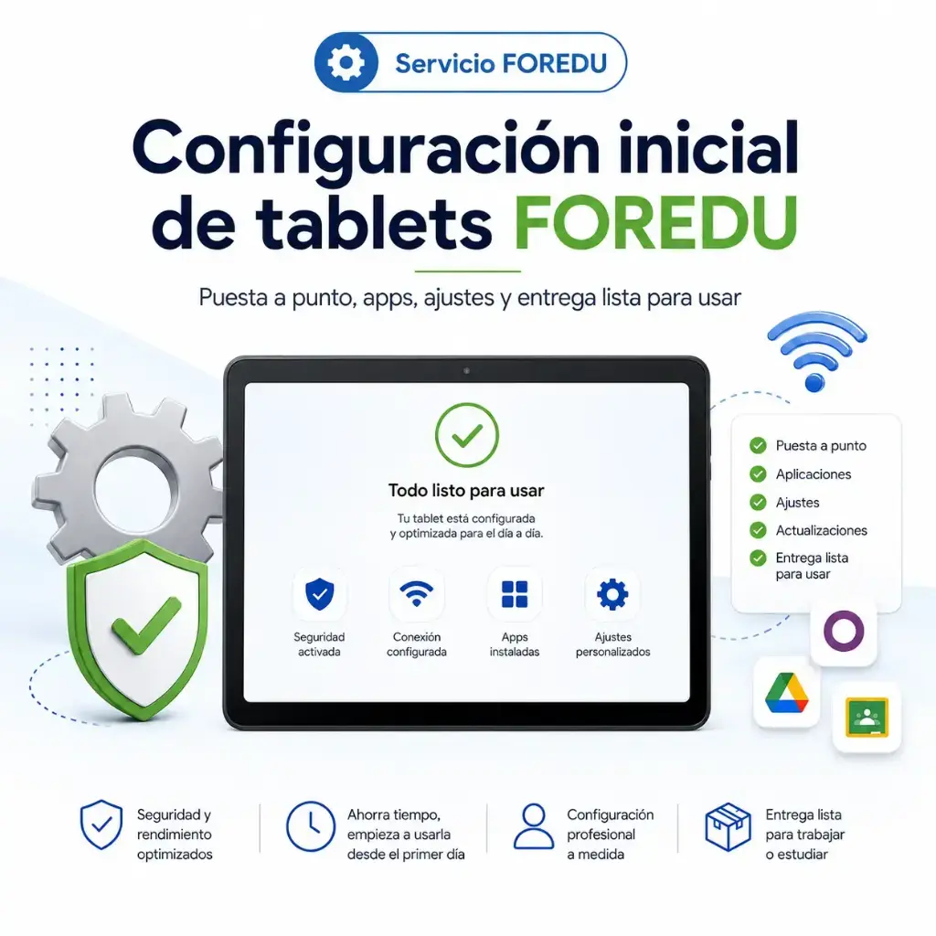 Configuración Inicial de Tablet FOREDU